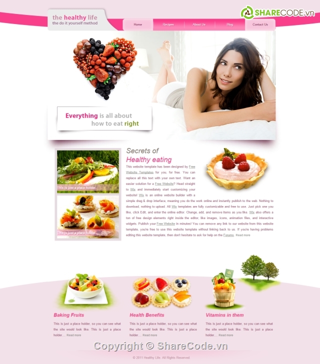 web ban hoa,website được thiết kế màu hồng tinh tế,website đẹp,html5